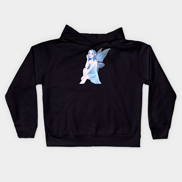 Ice Fairy Kids Hoodie by Made by Sofi